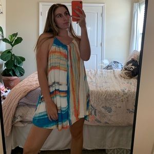 Free People Spaghetti Strap Mini Dress